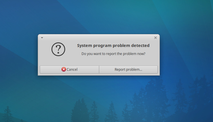 Cara Menghilangkan System Program Problem Detected di Linux