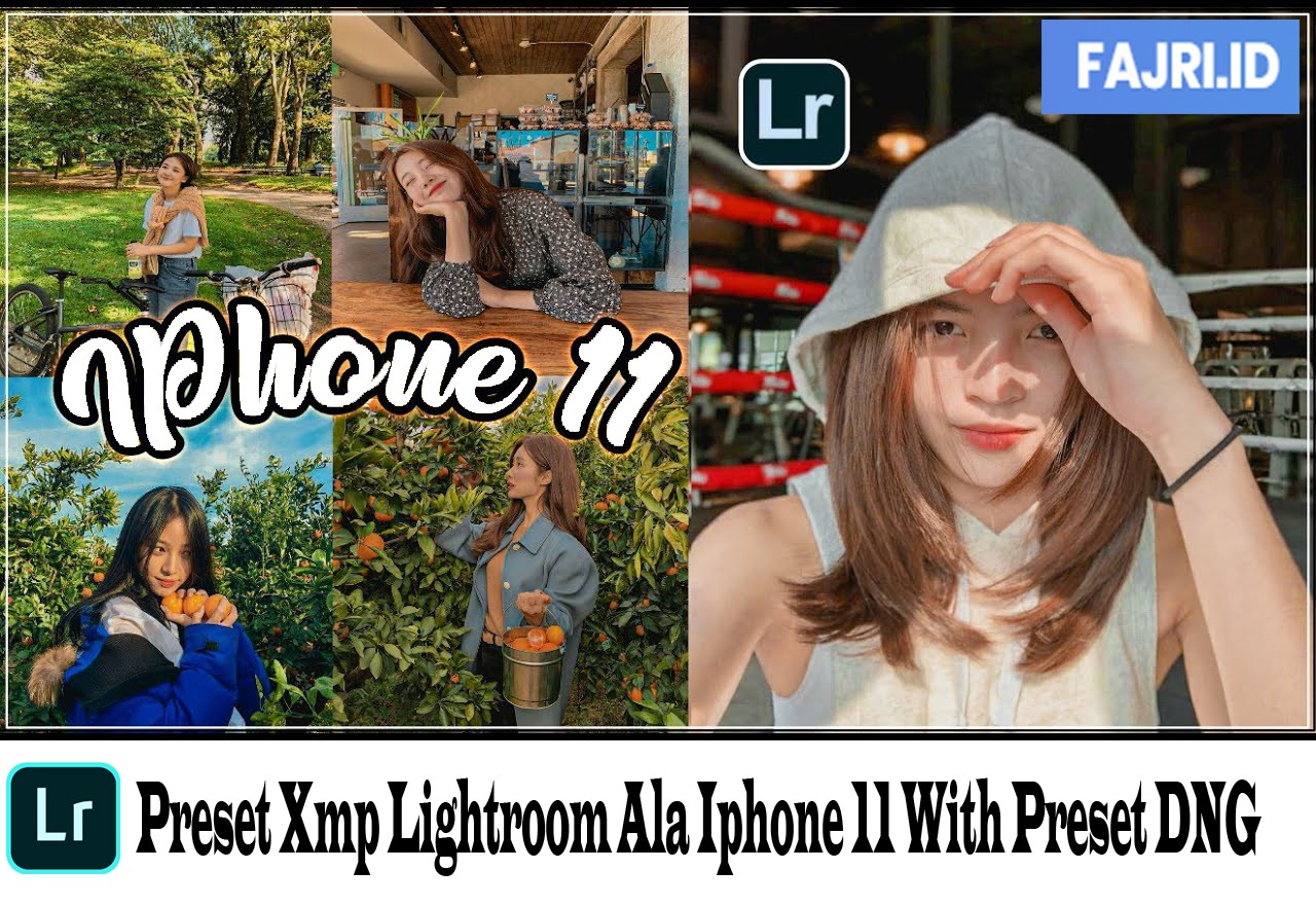 Preset XMP Lightroom Ala Iphone 11 With Preset DNG