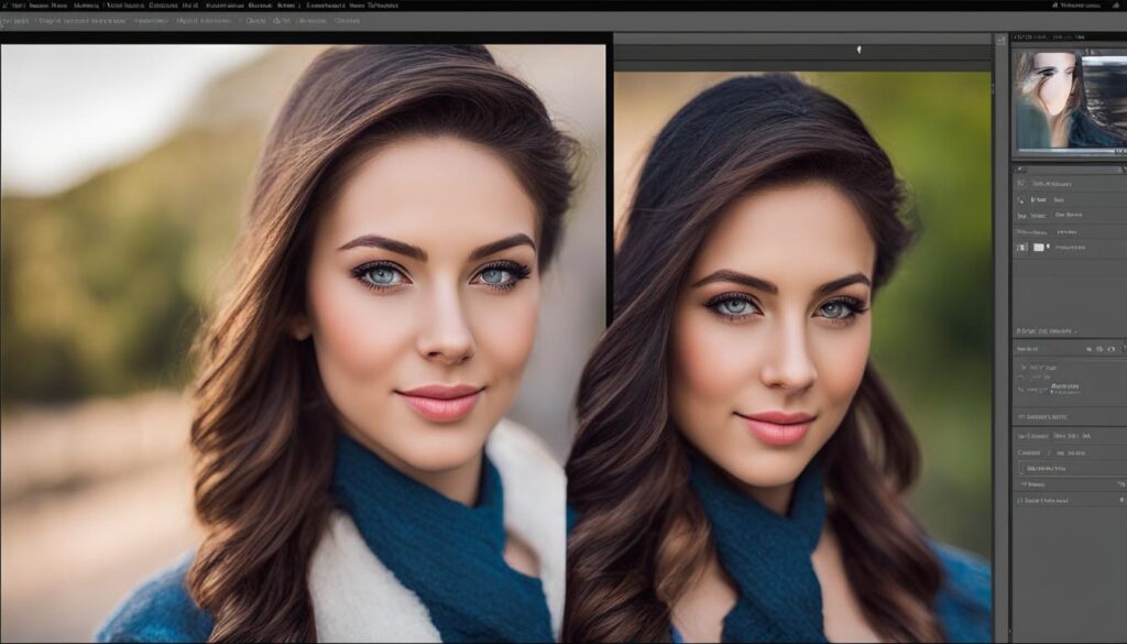cara mengedit foto potret di lightroom